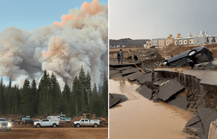 Chaleur record près des pôles, incendie majeur en Californie... l'actualité météo dans le monde