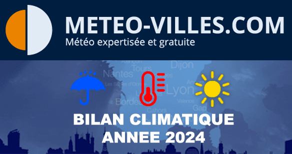 Bilan météo et climatique de l'année 2024 : une année très arrosée et grise, mais une nouvelle fois douce !